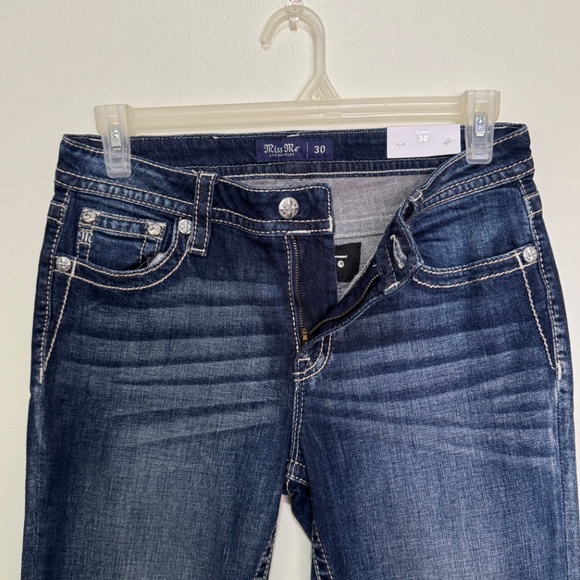 Miss Me Jeans Angelic Haven Skinny Mid-Rise  Style M5082S107 Size 30 - Picture 6 of 12